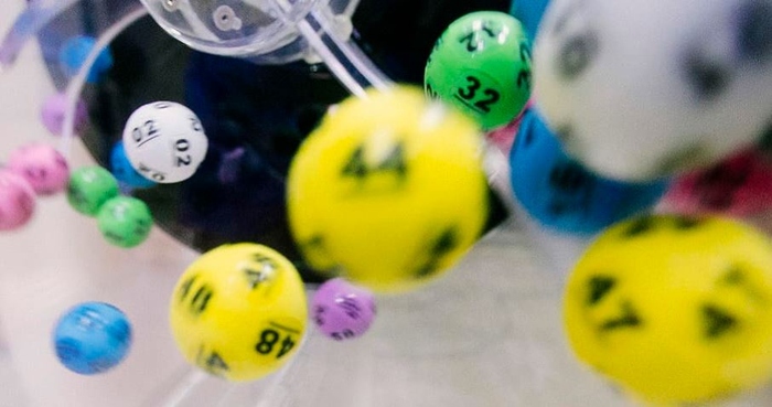 Lottery Balls in Machine